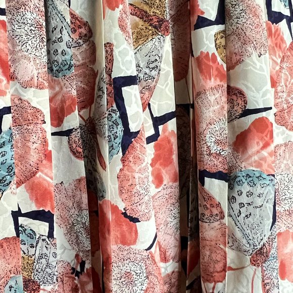 Silky Floral Butterfly Skirt - Picture 8 of 10